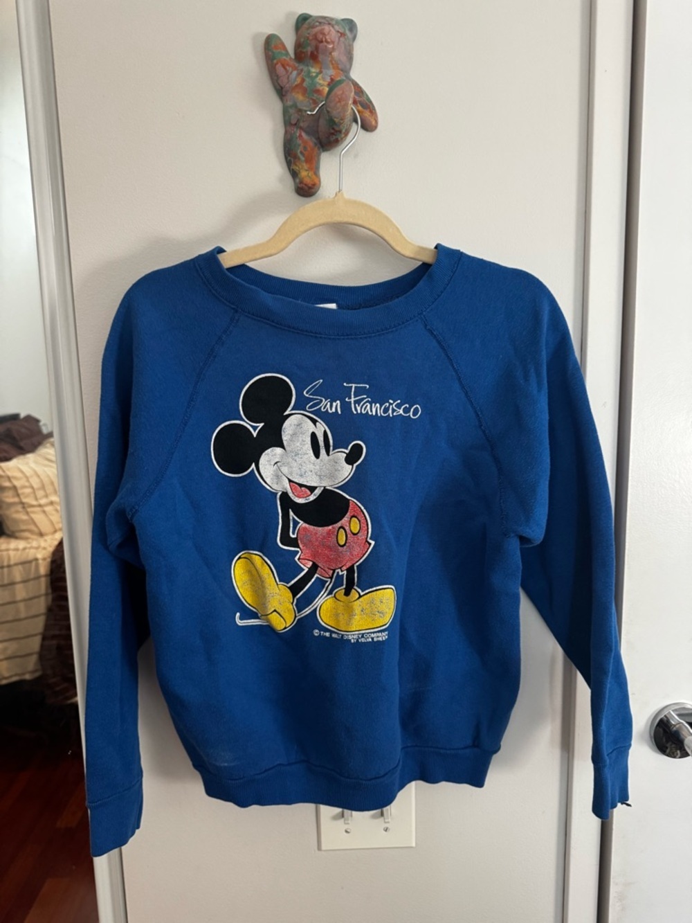 Vintage Disney‎ Mickey Mouse San Francisco Crewneck Sweatshirt Size M